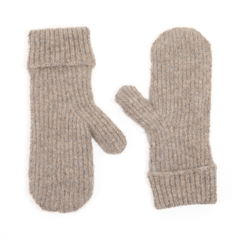 Rib-knit mittens "Fay Thumb"